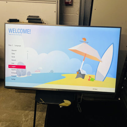 LG 49LH541V 49in Full HD LED Smart TV Tested Working Wall Mount Included Grade B