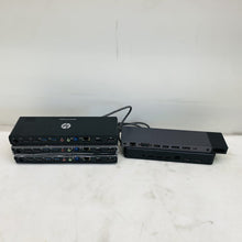 HP USB 3.0 3005pr & Thunderbolt 3 USB-C Docking Stations w/ PSU Job Lot 5x