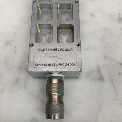 3 x ABER ABAN-8610-SE-RHC High-Gain RHC Directional Microwave Antenna Used