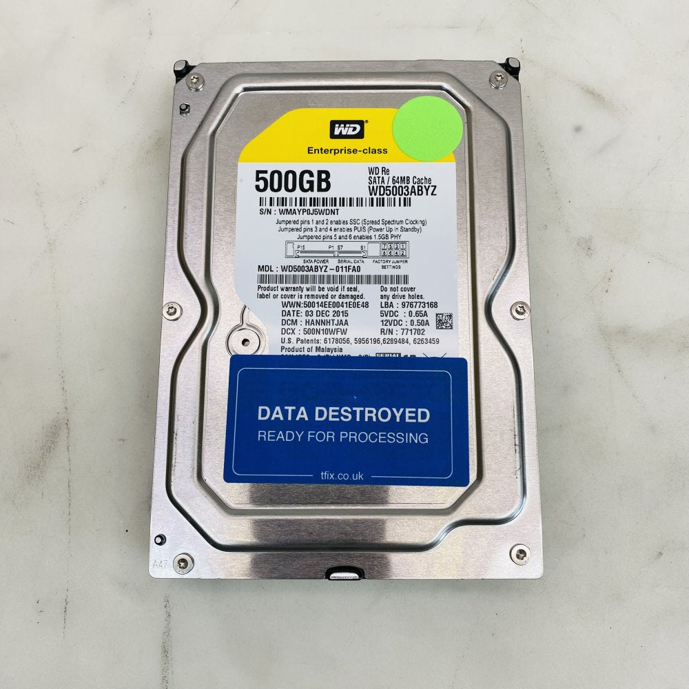 6 x Enterprise Hard Drives Job Lot WD RE4 500GB 250GB 3.5 SATA HDD Job Lot