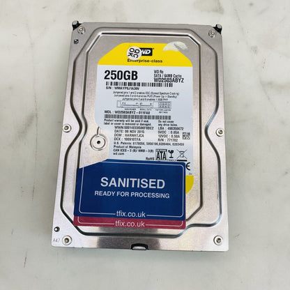 6 x Enterprise Hard Drives Job Lot WD RE4 500GB 250GB 3.5 SATA HDD Job Lot