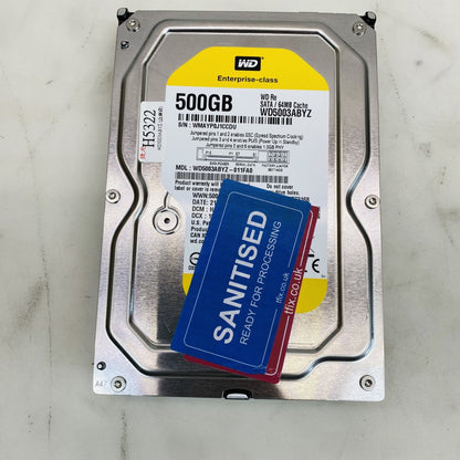 6 x Enterprise Hard Drives Job Lot WD RE4 500GB 250GB 3.5 SATA HDD Job Lot