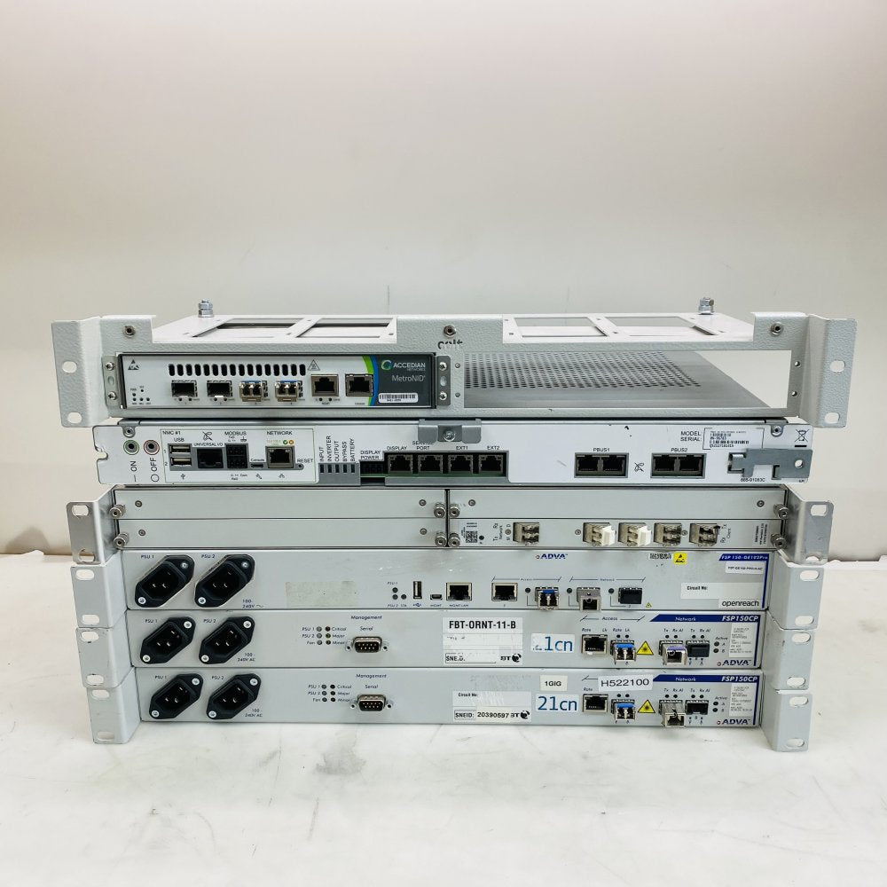 ADVA FSP150 Schneider Accedian Enterprise Networking Gear Job Lot 6x
