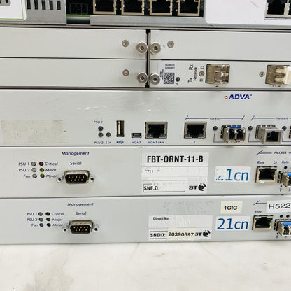 ADVA FSP150 Schneider Accedian Enterprise Networking Gear Job Lot 6x