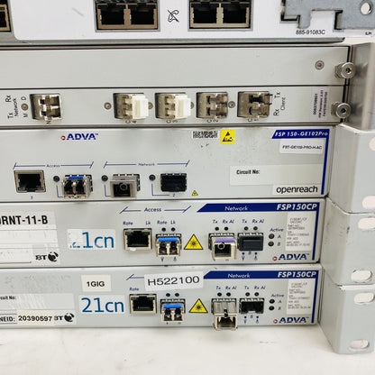 ADVA FSP150 Schneider Accedian Enterprise Networking Gear Job Lot 6x