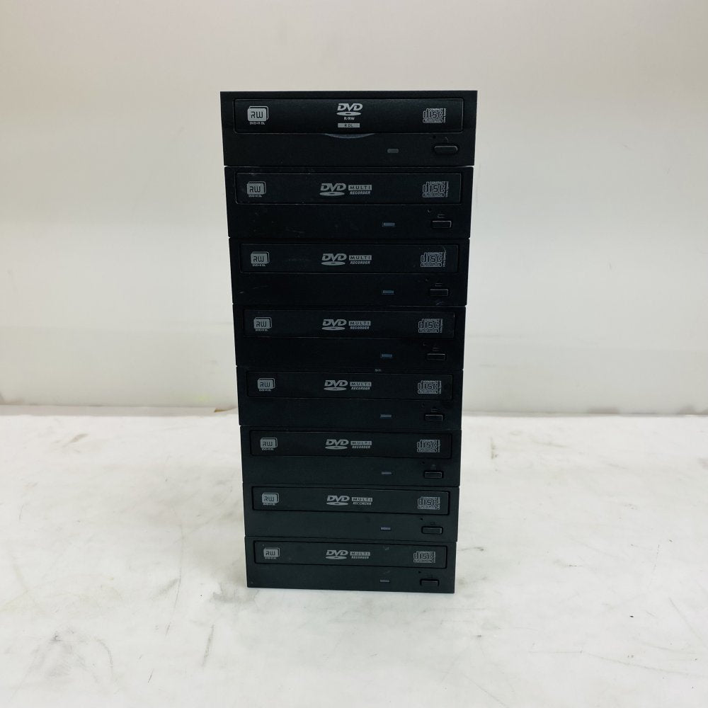 Lot of 8 Internal DVD Super Multi Recorder SATA Optical Drives (Grade B)