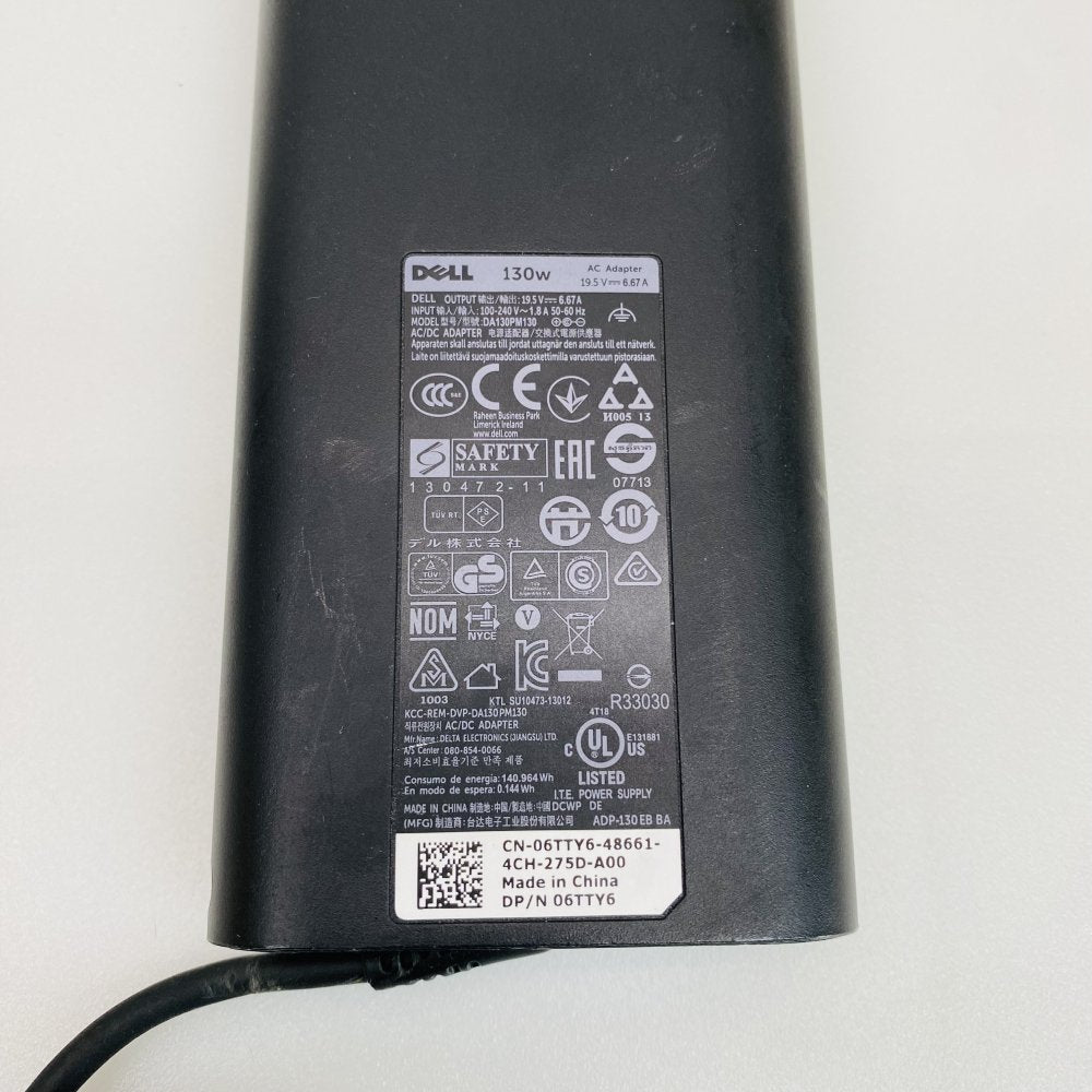 Dell D3100 USB 3.0 Universal Docking Station w/ 130W AC Adapter Cables (Grade B)