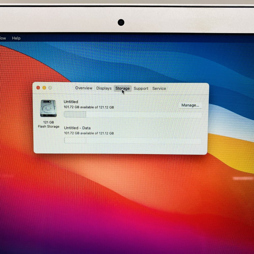 Apple MacBook Air 13.3" Core i5 4GB 128GB SSD macOS Big Sur Battery Dead-Grade D