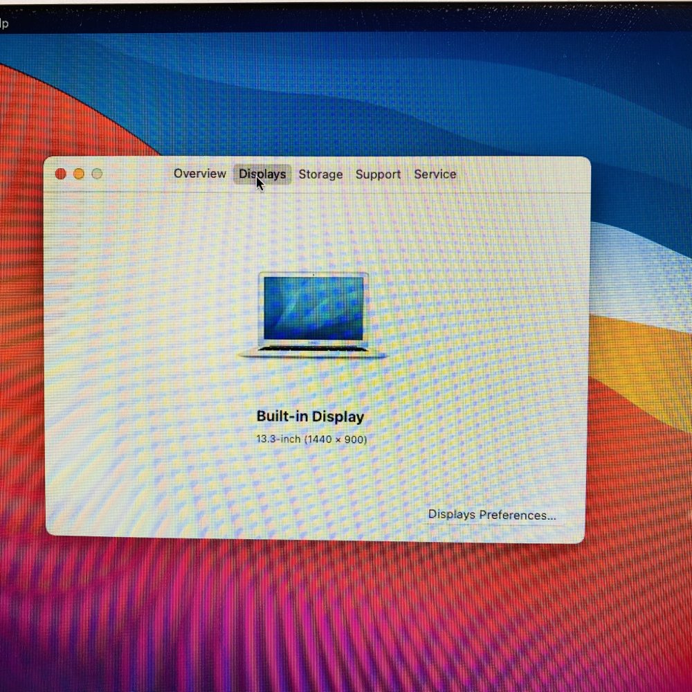 Apple MacBook Air 13.3" Core i5 4GB 128GB SSD macOS Big Sur Battery Dead-Grade D