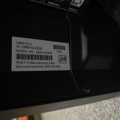 NEC MultiSync CB651Q-2 65in Interactive Touchscreen Display Monitor Grade C