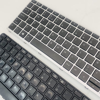 Job Lot 2x HP ProBook Laptop Keyboards (1x 650 G2 & 1x 650 G4) Grade C