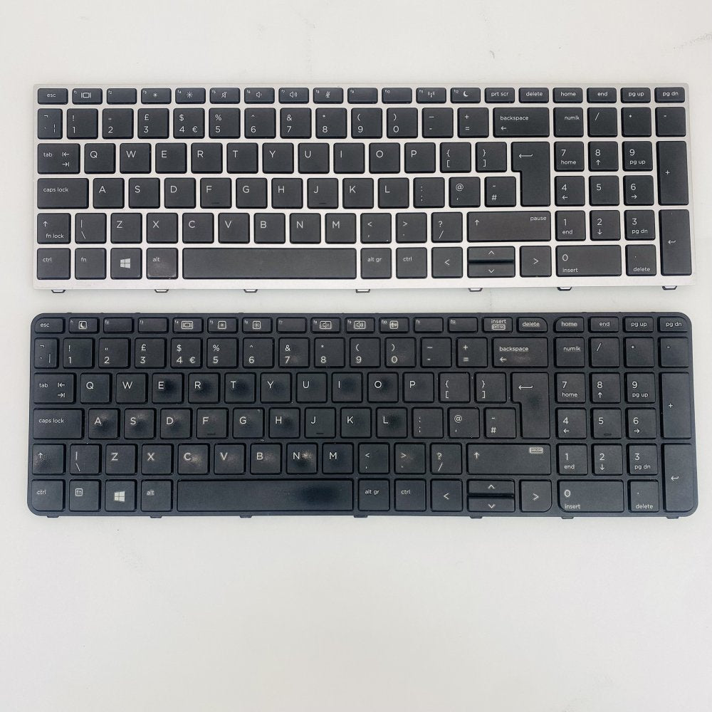 Job Lot 2x HP ProBook Laptop Keyboards (1x 650 G2 & 1x 650 G4) Grade C