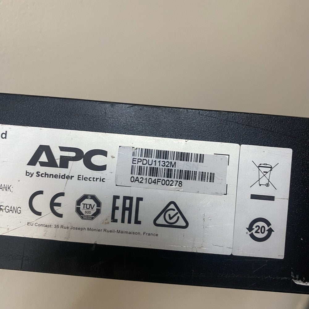 APC Easy PDU Metered EPDU1132M 32A Rack Power Distribution Unit Grade D