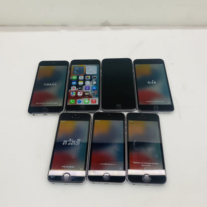 Apple iPhone 6s & SE Lot of 7 Mixed Smartphones Network Locked