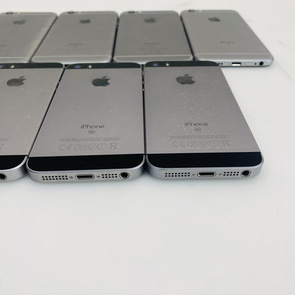 Apple iPhone 6s & SE Lot of 7 Mixed Smartphones Network Locked