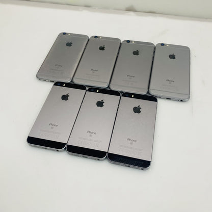 Apple iPhone 6s & SE Lot of 7 Mixed Smartphones Network Locked