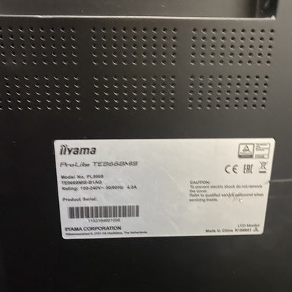 iiyama ProLite TE8668MIS 86in 20-Point Touchscreen Interactive Display Grade C