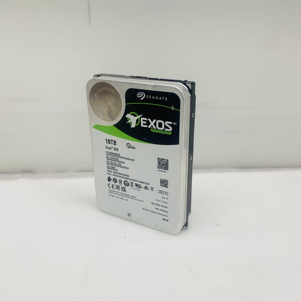 Seagate Exos X20 18TB SATA 3.5in Enterprise HDD ST18000NM003D (Grade D)