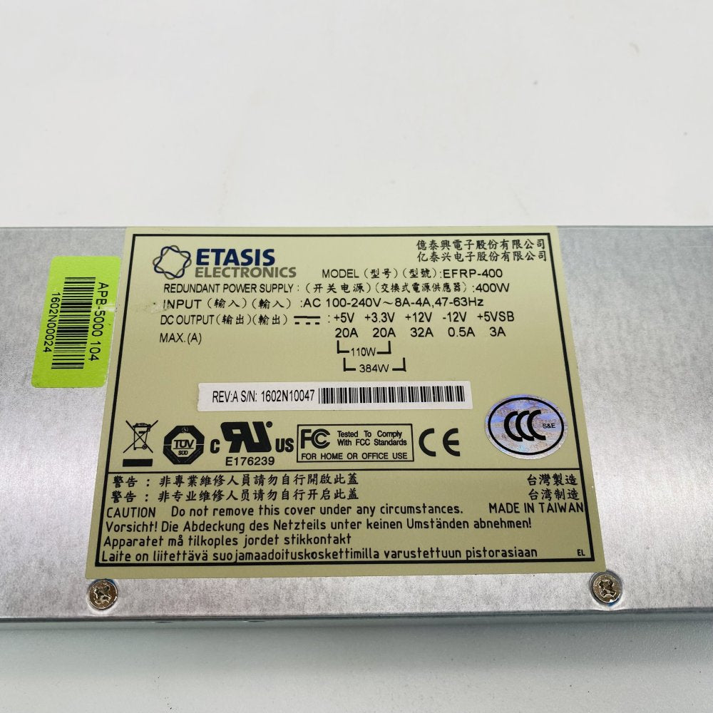 Job Lot 7x ETASIS EFRP-400 400W Redundant Hot-Swap Server Power Supplies