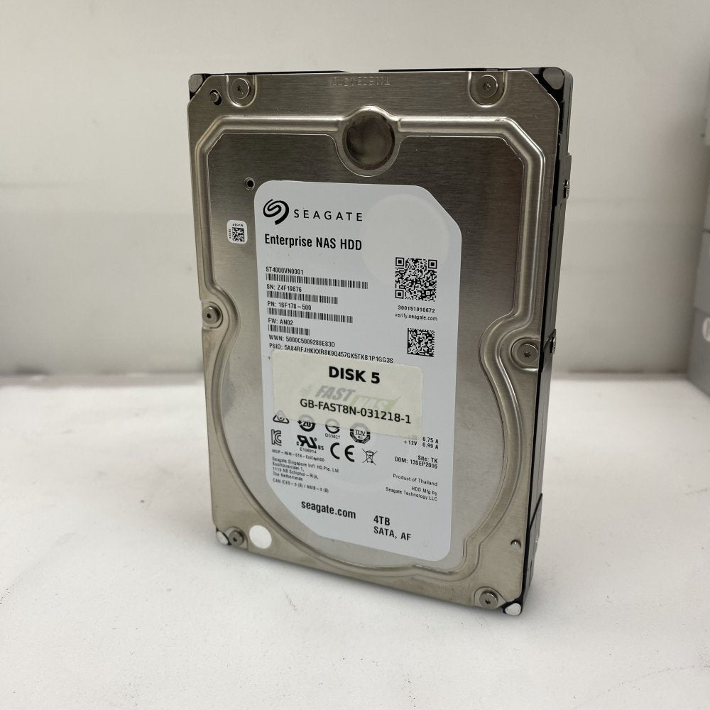Seagate ST4000VN0001 4TB Enterprise NAS SATA Hard Drive HDD Grade C