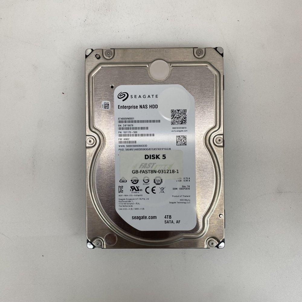 Seagate ST4000VN0001 4TB Enterprise NAS SATA Hard Drive HDD Grade C