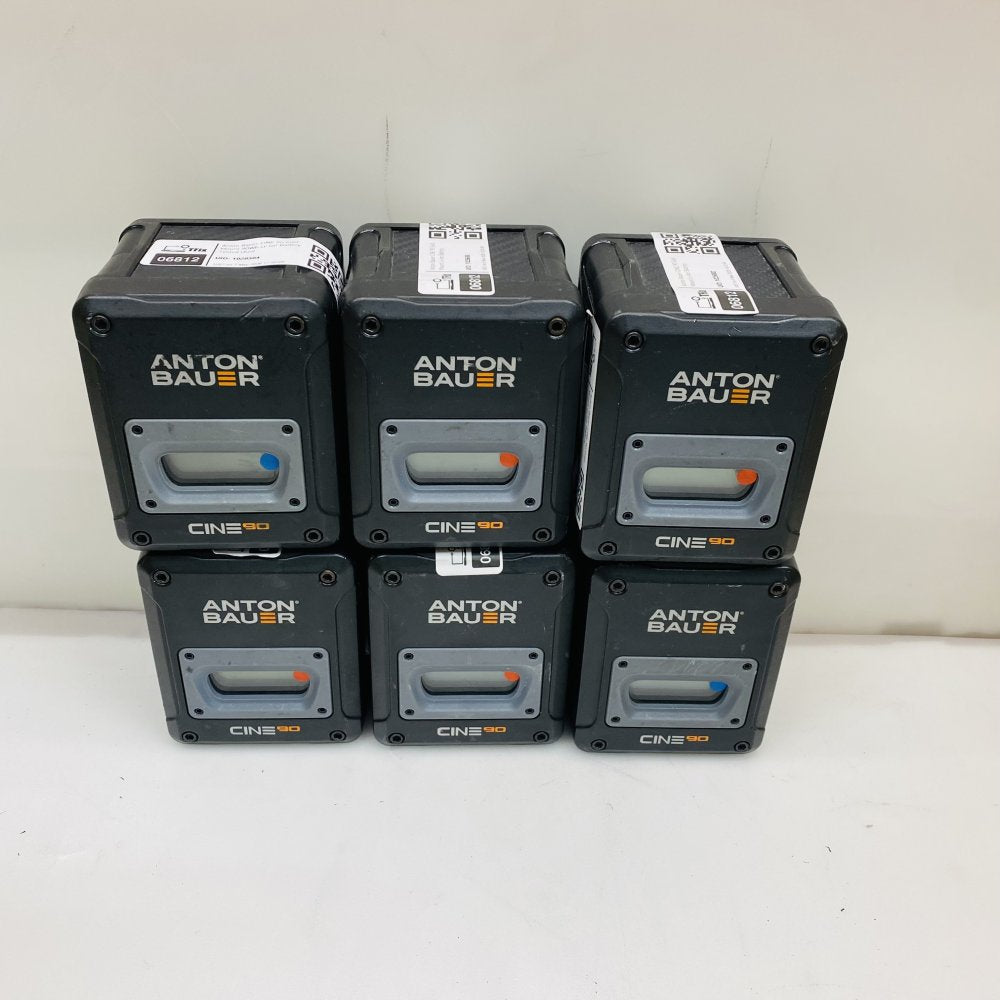 Anton Bauer CINE 90 Gold Mount Li-Ion Batteries Job Lot 6