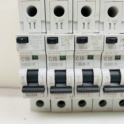 Eaton MCH116 16A 30mA 230V RCBO Circuit Breaker DIN Rail Germany Job Lot