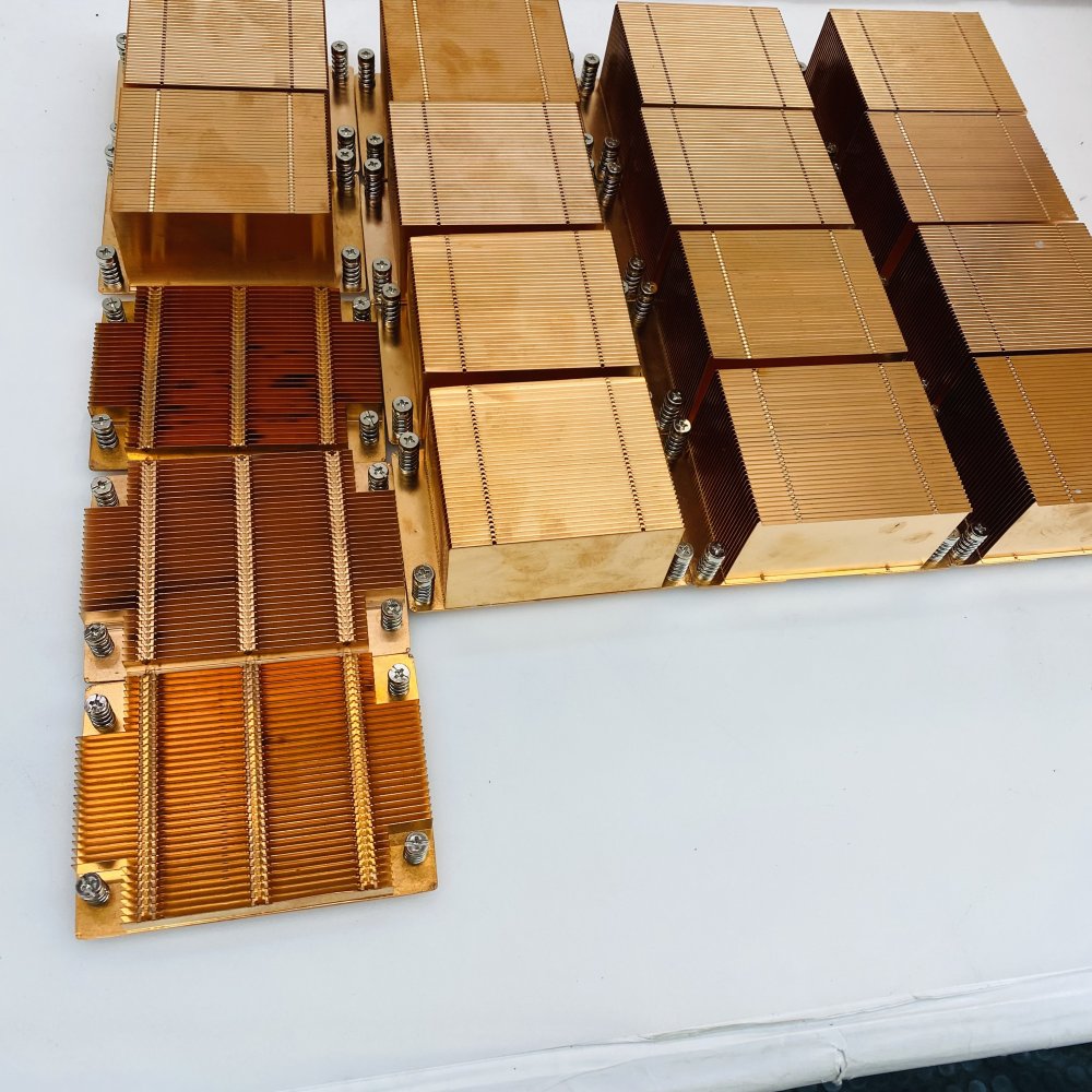 LGA 4189 Copper CPU Heatsinks and Cold Plate Job Lot
