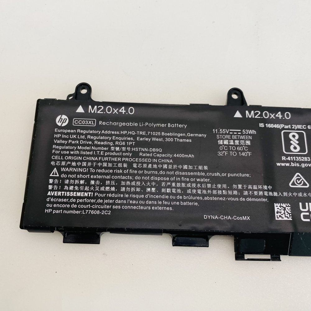 HP C03XL 11.55V 53Wh 4400mAh Li-Polymer Laptop Battery Lot of 5