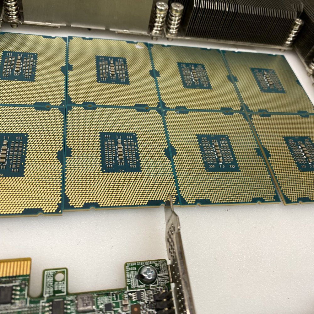Intel Xeon E5-2609 v2 CPUs, Heatsink & RAID Card Job Lot