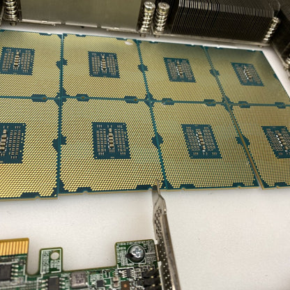 Intel Xeon E5-2609 v2 CPUs, Heatsink & RAID Card Job Lot