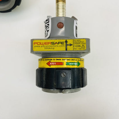 PowerSafe P3 600A Camlock Electrical Connectors Lot of 9