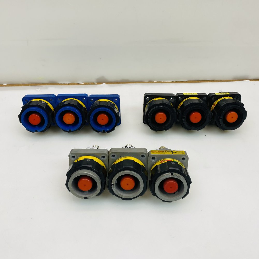 PowerSafe P3 600A Camlock Electrical Connectors Lot of 9