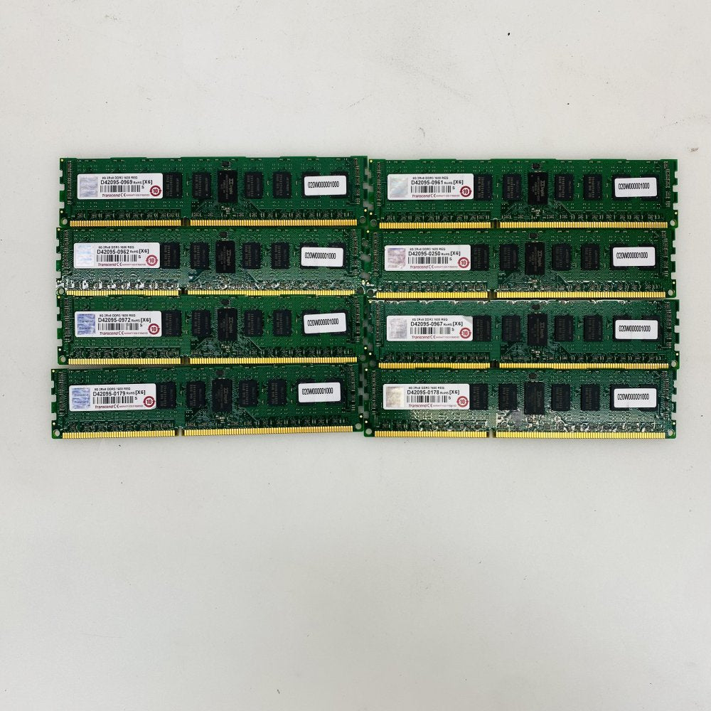 Transcend D42095-0179 8GB DDR3-1600 ECC Registered RAM DIMM x8