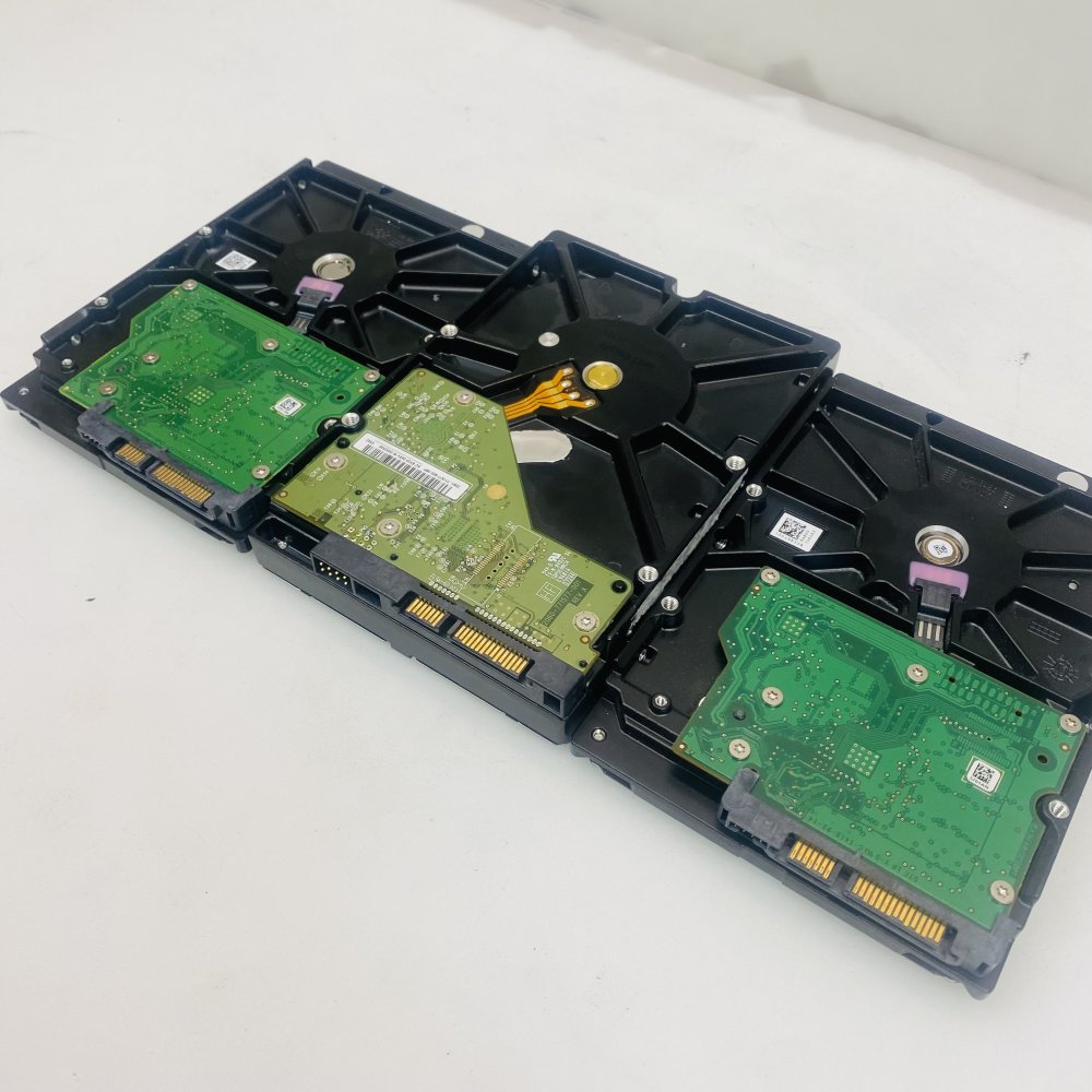 Seagate ST500DM002 500GB & WD WD6400AAKS 640GB SATA HDD Lot of 3