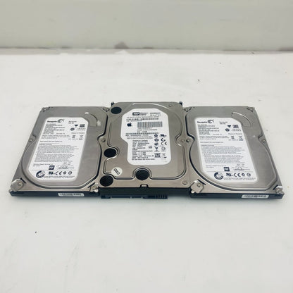 Seagate ST500DM002 500GB & WD WD6400AAKS 640GB SATA HDD Lot of 3