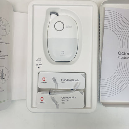 Oclean AirPump A10 Water Flosser with Standard & Orthodontic Nozzles