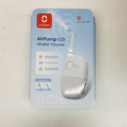 Oclean AirPump A10 Water Flosser with Standard & Orthodontic Nozzles
