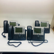 Cisco CP-7960G IP Phones 4-Pack VoIP Desk Phones Cisco CallManager - NO PSU