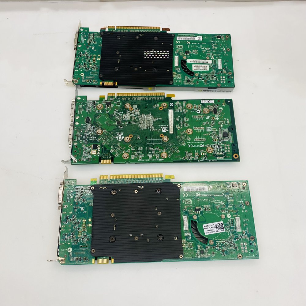 NVIDIA Quadro 4000 Graphics Cards Lot of 3 DVI DisplayPort