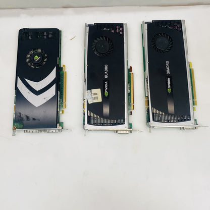 NVIDIA Quadro 4000 Graphics Cards Lot of 3 DVI DisplayPort