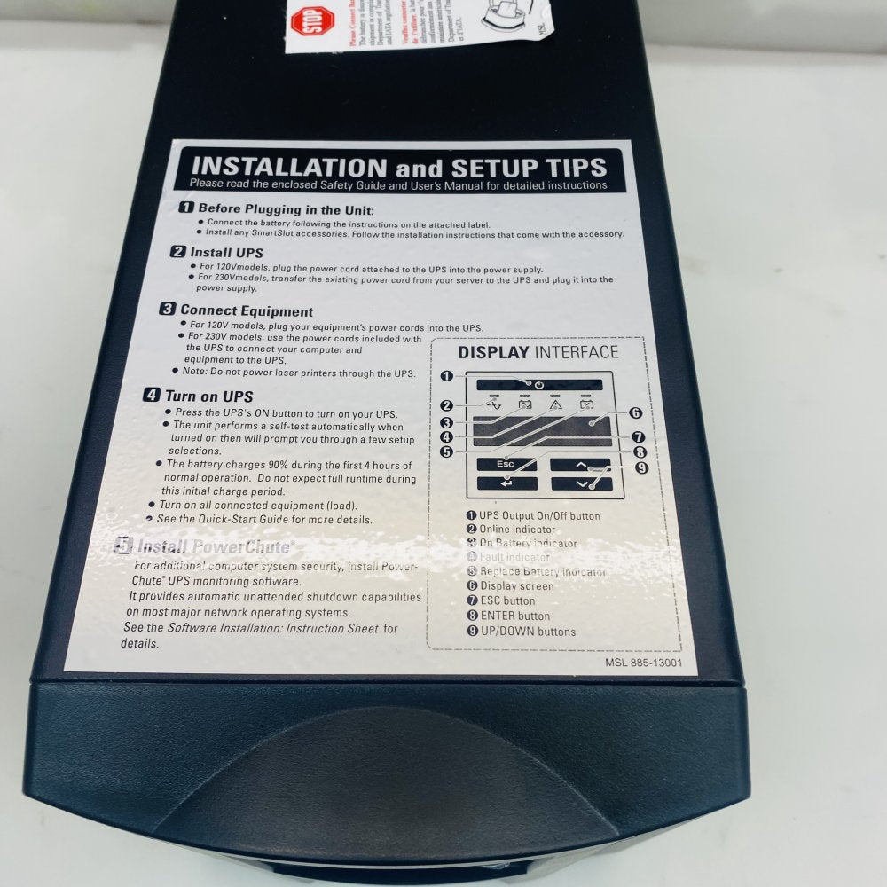 APC Smart-UPS 750 SMT750I 750VA 500W LCD UPS 230V USB Serial Cables