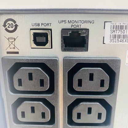 APC Smart-UPS 750 SMT750I 750VA 500W LCD UPS 230V USB Serial Cables