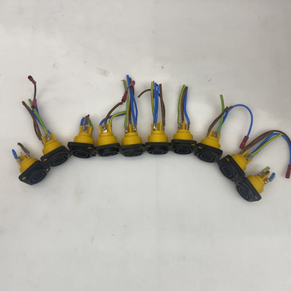 Neutrik NAC3FPX Powecon Tru1 Appliance Outlet Connector Flat Tab Terminals 10x