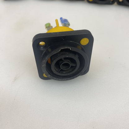 Neutrik NAC3FPX Powecon Tru1 Appliance Outlet Connector Flat Tab Terminals 10x