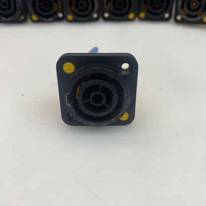 Neutrik NAC3FPX Powecon Tru1 Appliance Outlet Connector Flat Tab Terminals 10x