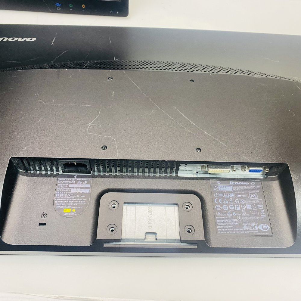 2x Lenovo ThinkVision E2323 23" LED Monitor Dual Screen Setup Pair - DVI VGA