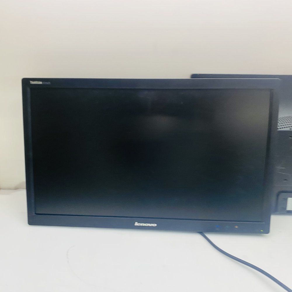 2x Lenovo ThinkVision E2323 23" LED Monitor Dual Screen Setup Pair - DVI VGA