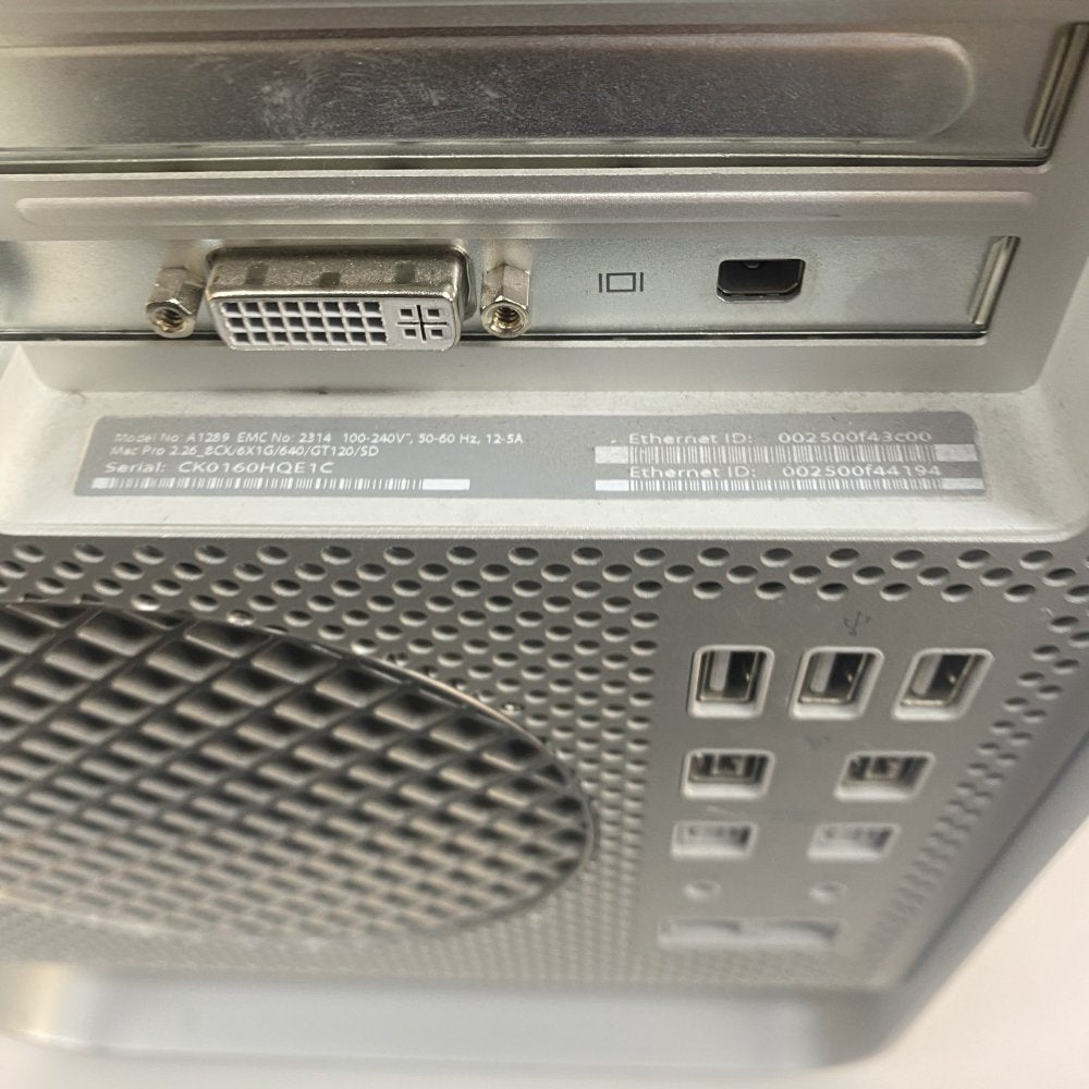Apple Mac Pro 2009 MacPro4,1 Dual Xeon 8-Core 2.27GHz 16GB 5TB HDD No OS