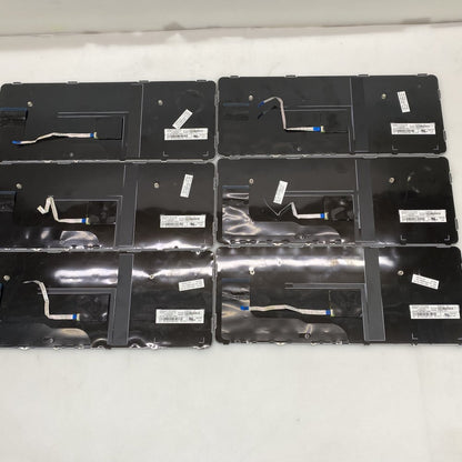 Lot of 6 HP EliteBook 820 G3 UK QWERTY Keyboards TrackPoint Parts